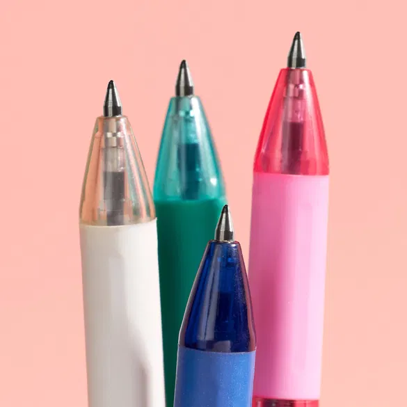 Black Gel Pens 4-Pack