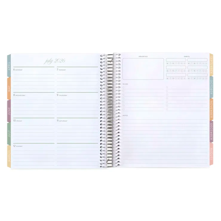 Minimal LifePlanner™ Spread Layout Option [Bouquet Interior]