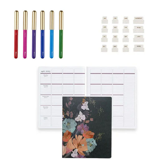 **SPECIAL ORDER** Bold Blooms Softbound Teacher Lesson Planner Bundle