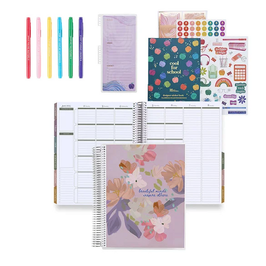 **SPECIAL ORDER** Bold Blooms Teacher Lesson Planner Bundle