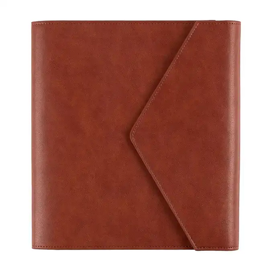 Camel Vegan Leather Folio