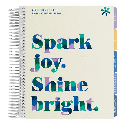 Toile Chromatic Inspiration Joy Dashboard Planner cover