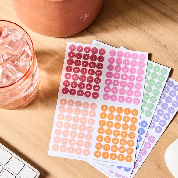Colourful Date Dots - NEW ARRIVAL