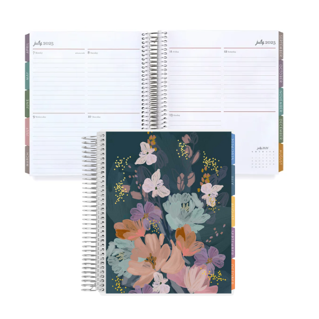 **SPECIAL ORDER** Bold Blooms Compact Vertical Planner LifePlanner™ - Jan '25 - Dec '25