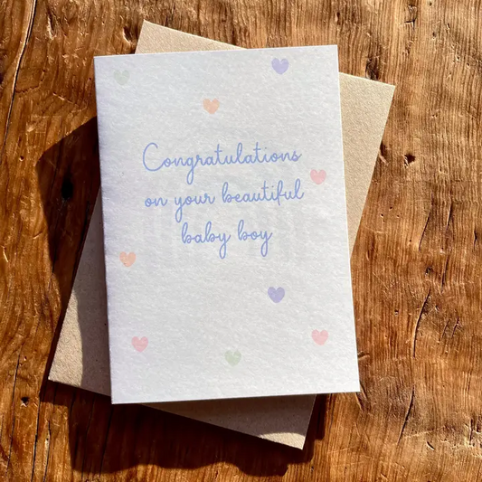 Congratulations On Your Beautiful Baby Boy