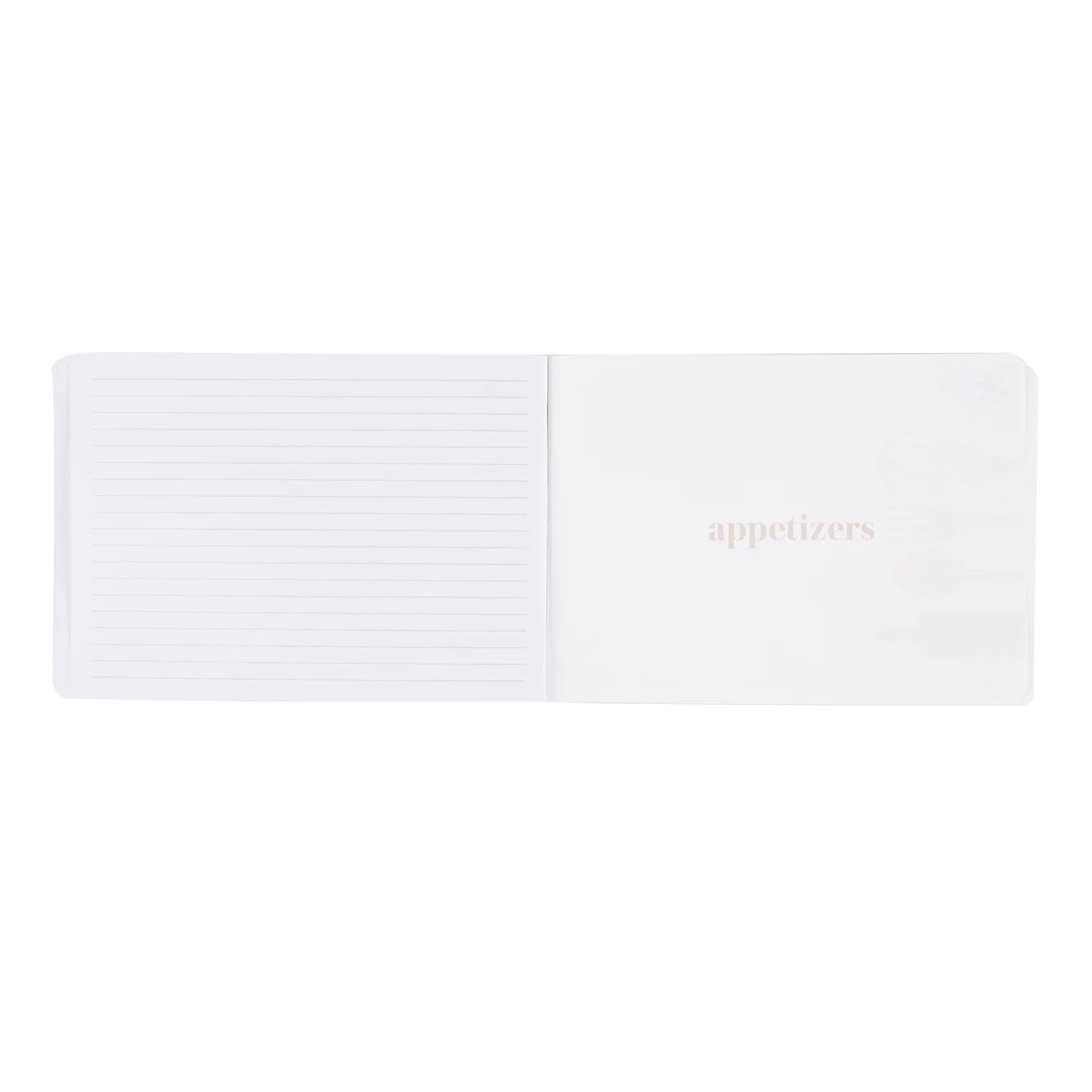 Horizontal Recipe Notebook