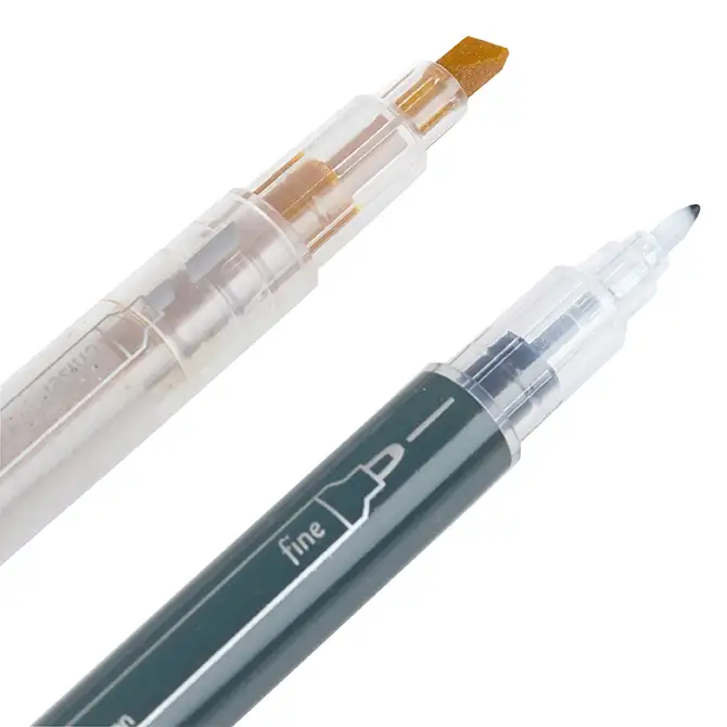 Dual Ink Dual Tip Highlighter Pens