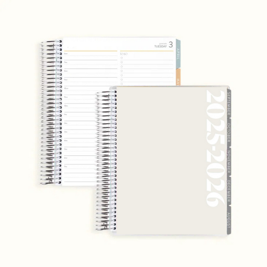 **SPECIAL ORDER** Minimal Daily Duo LifePlanner™ - Jul '25 to Jun '26