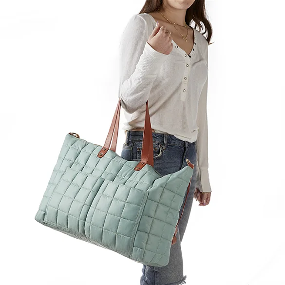 **SPECIAL ORDER** Sage Large Quilted Weekender Bag