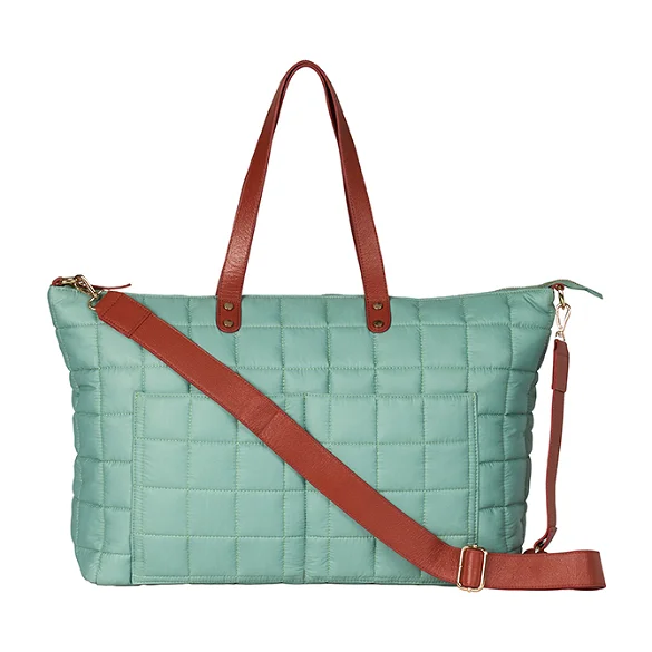 **SPECIAL ORDER** Sage Large Quilted Weekender Bag