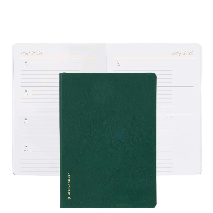 Forest Green A5 Softbound LifePlanner™ - Horizontal