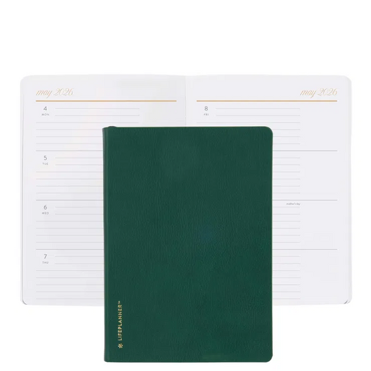 Forest Green A5 Softbound LifePlanner™ - Horizontal