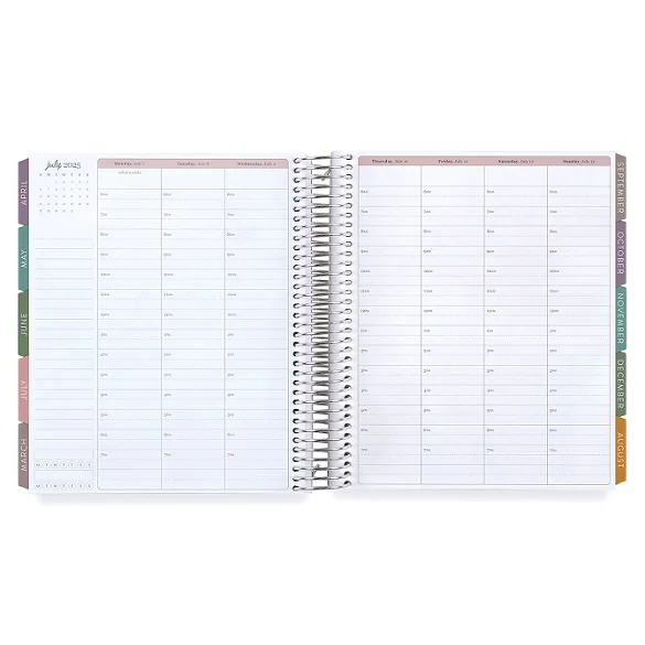 **SPECIAL ORDER** Bold Blooms Hourly LifePlanner™- Jan '25 - Dec '25