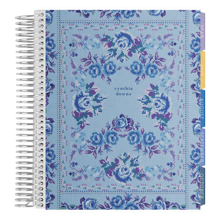 **SPECIAL ORDER** Legacy Petal Point Lapis Blue Monthly Planner - Jan '27 to Dec '27