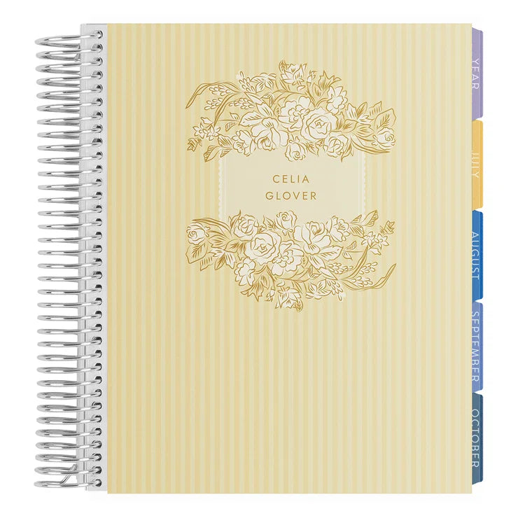**SPECIAL ORDER** Legacy Toile Stripes Sand Monthly Planner - Jan '27 to Dec '27