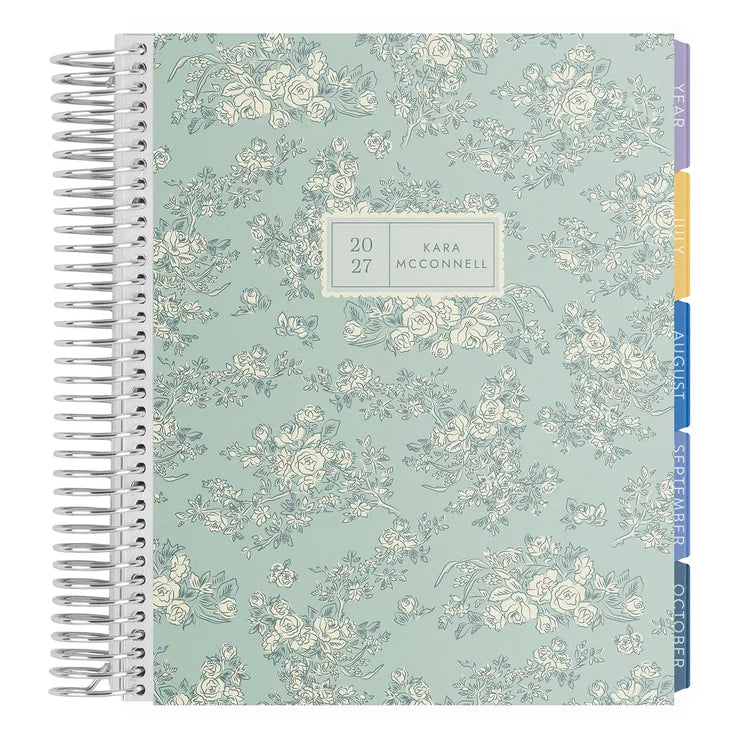 **SPECIAL ORDER** Legacy Toile Wallpaper Mist Monthly Planner - Jan '27 to Dec '27