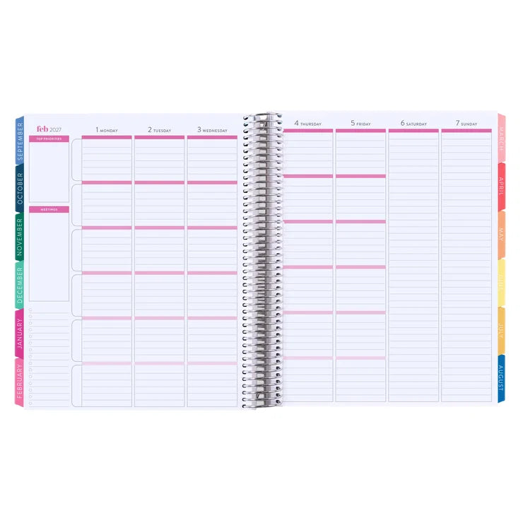 **SPECIAL ORDER** Applescape Legacy Vertical Teacher Lesson Planner - Jan '27 to Dec '27
