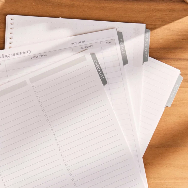 40 Add-On Pages - Monthly Planner [Available Only with Monthly Planner Purchase - Not Available with Bundles]