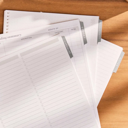 40 Add-On Pages - Monthly Planner [Available Only with Monthly Planner Purchase - Not Available with Bundles]