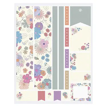 Groovy Blooms Sticker Sheet