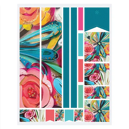 EttaVee Brilliant Blooms Sticker Sheet