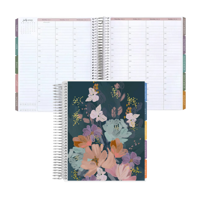 **SPECIAL ORDER** Bold Blooms Hourly LifePlanner™- Jan '25 - Dec '25