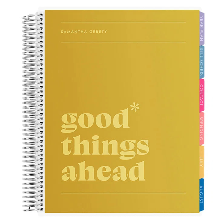**SPECIAL ORDER** Legacy Good Things Horizontal Teacher Lesson Planner - Jan '27 to Dec '27