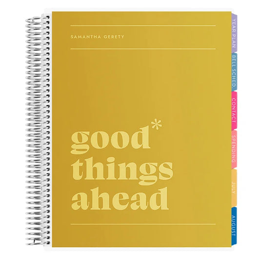 **SPECIAL ORDER** Legacy Good Things Horizontal Teacher Lesson Planner - Jan '27 to Dec '27