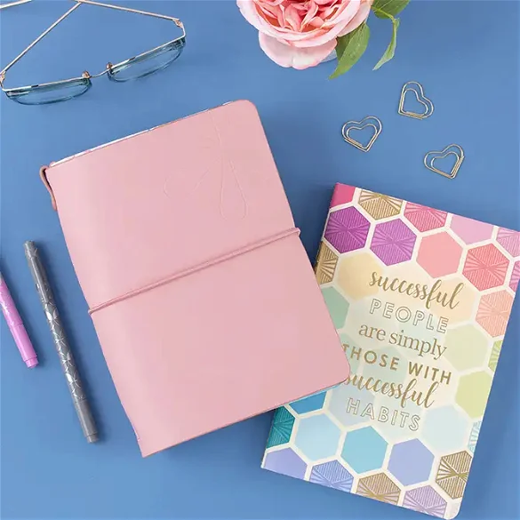 Petite Planner Dusty Rose On the Go Folio Planning System