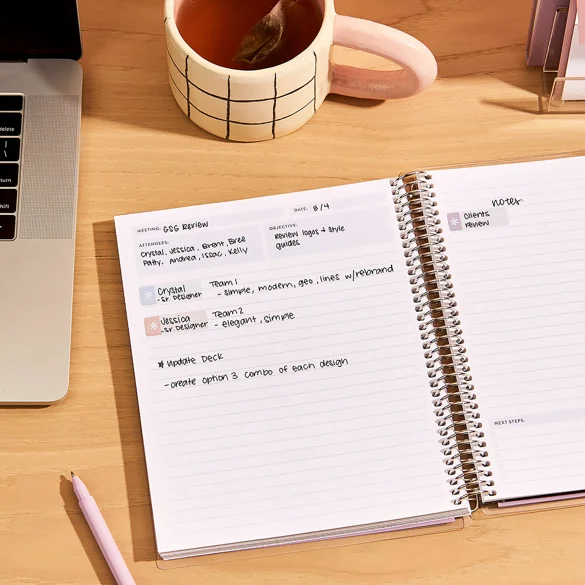 7x9 Special Edition Quartz Grid Meeting Notebook