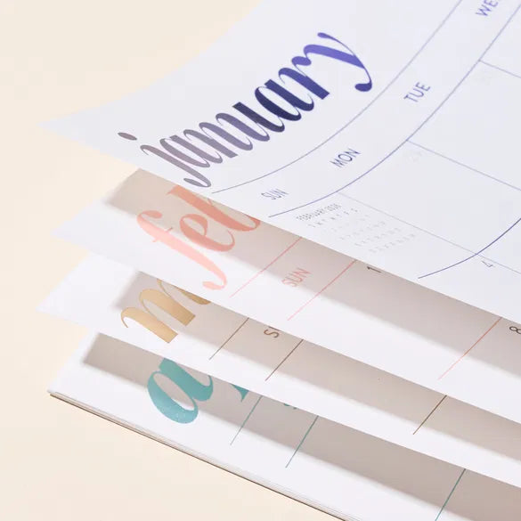 Metallic Monthly Deskpad