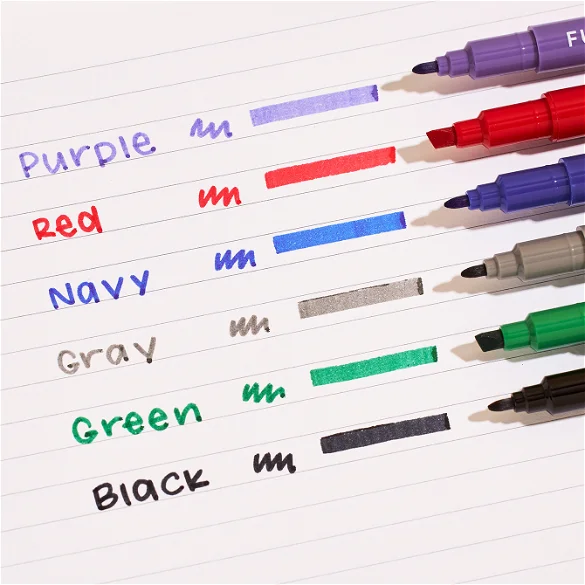 Budget Dual-Tip Markers 6-Pack