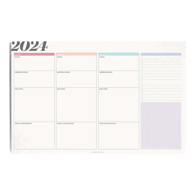 Project Planning Deskpad