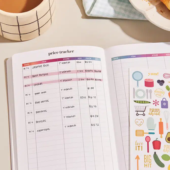 Colourblends Shore PetitePlanner Meal Planner NEW