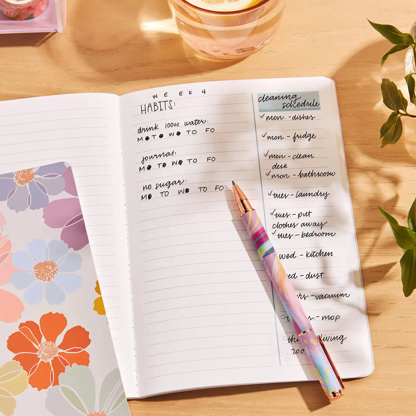 Colourful Cosmos Productivity Petite Journal