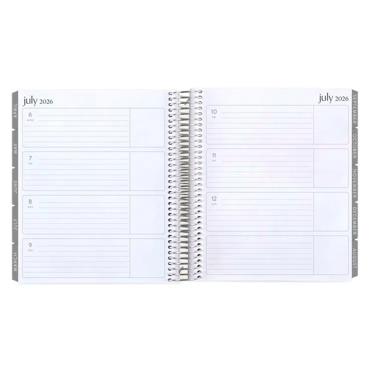 **SPECIAL ORDER** Minimal Horizontal LifePlanner™ - Jul '25 to Jun '26
