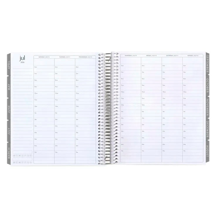 **SPECIAL ORDER** Bouquet LifePlanner™ [Minimal Hourly Interior] - Jul '25 to Jun '26