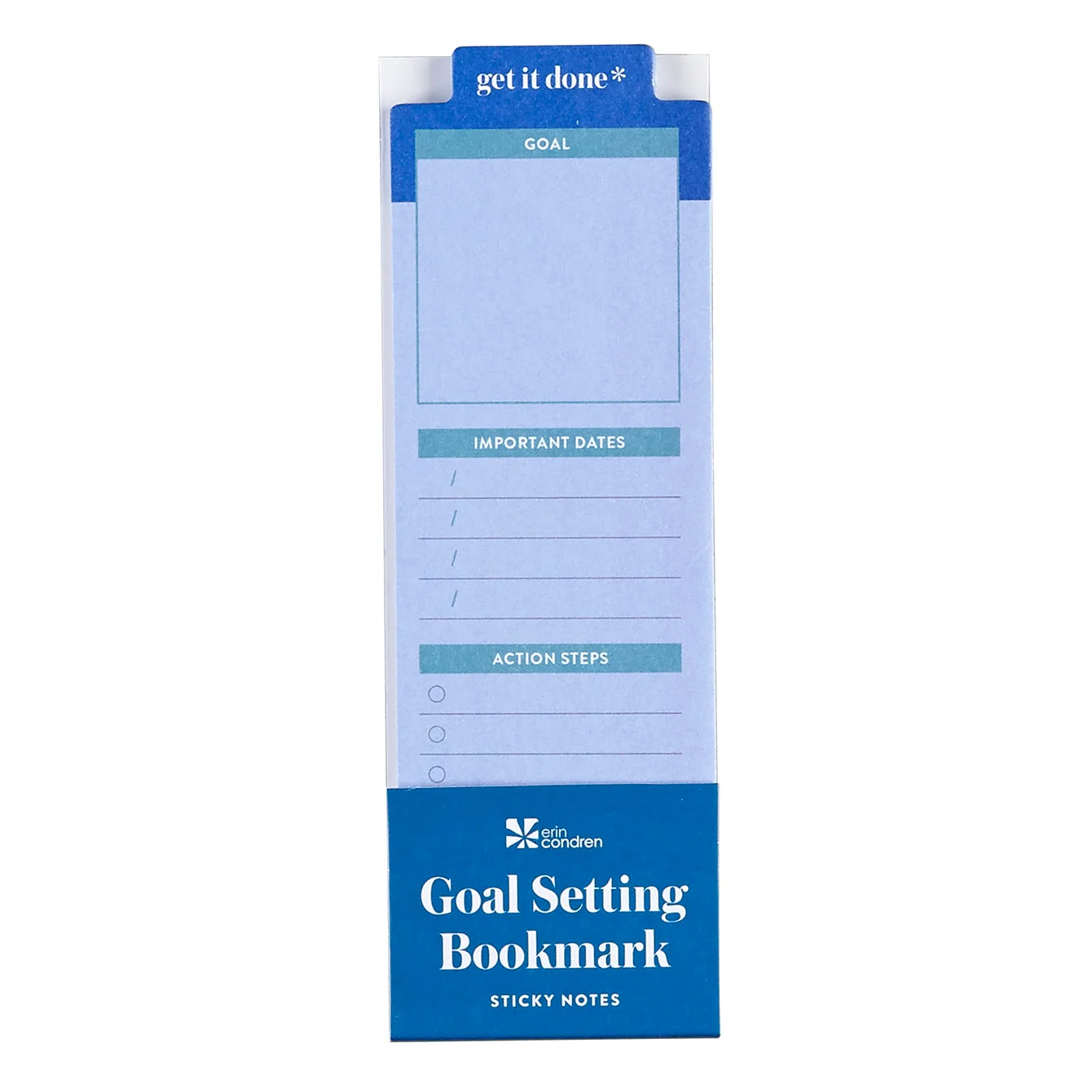 Goal Setting Bookmark Sticky Notes – Simply Planned