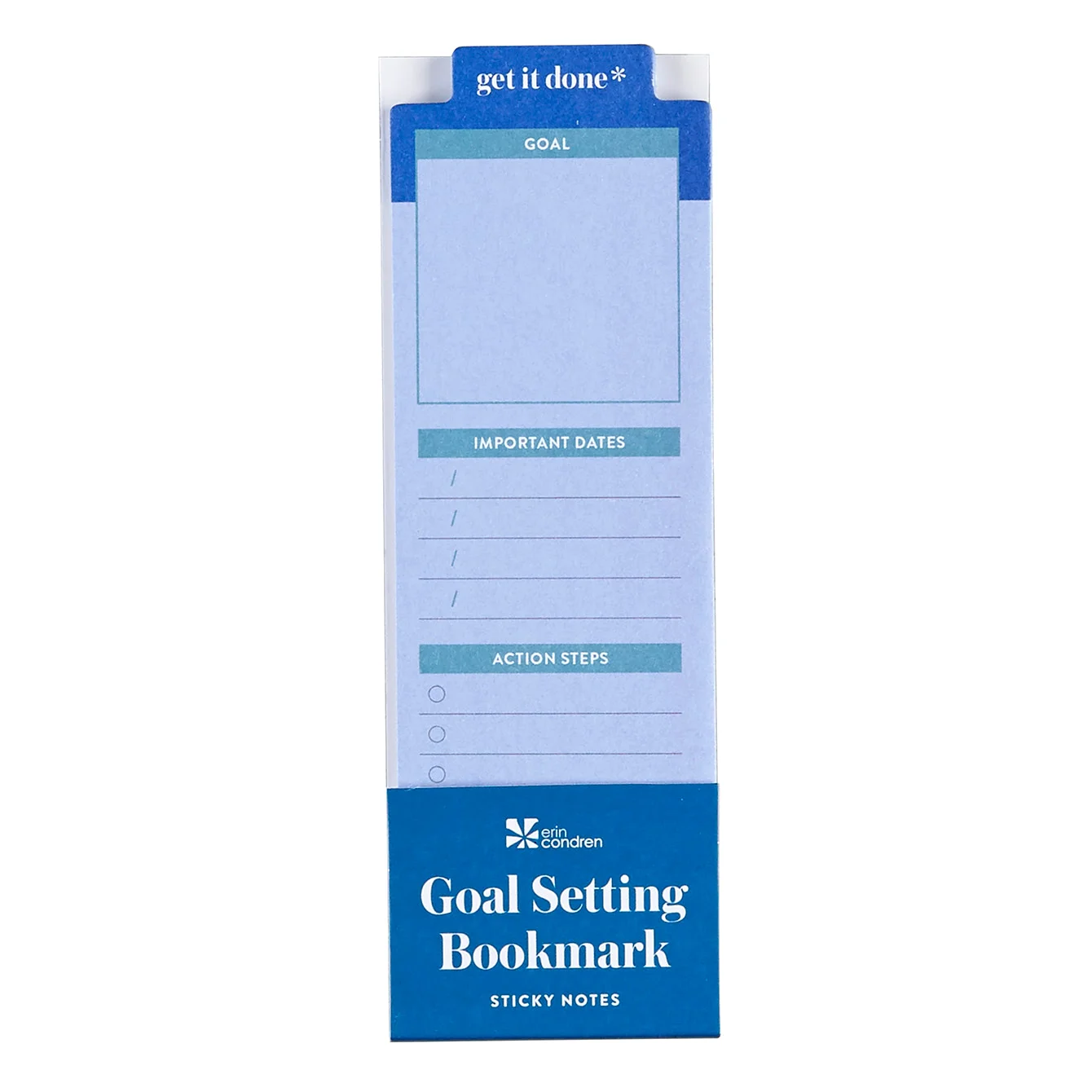 Goal Setting Bookmark Sticky Notes