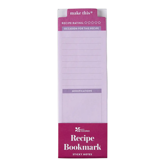 Recipe Bookmark Sticky Notes