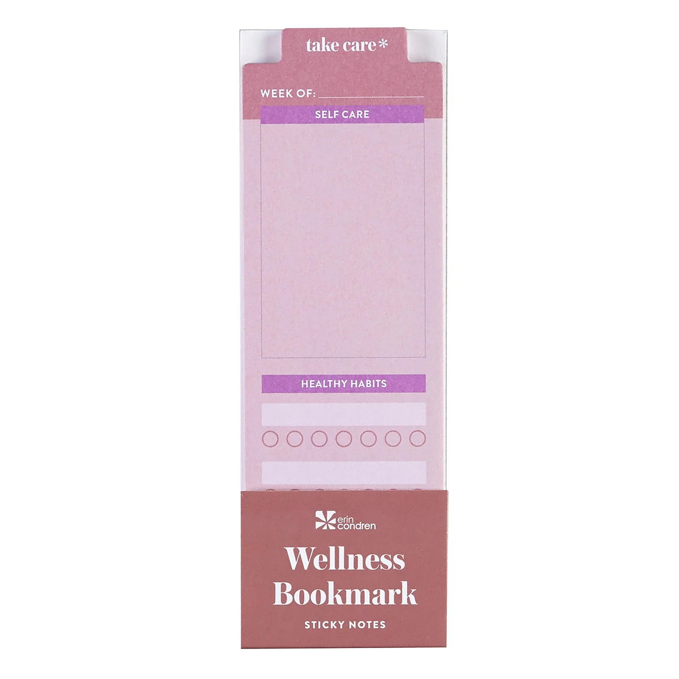 Wellness Bookmark Sticky Notes