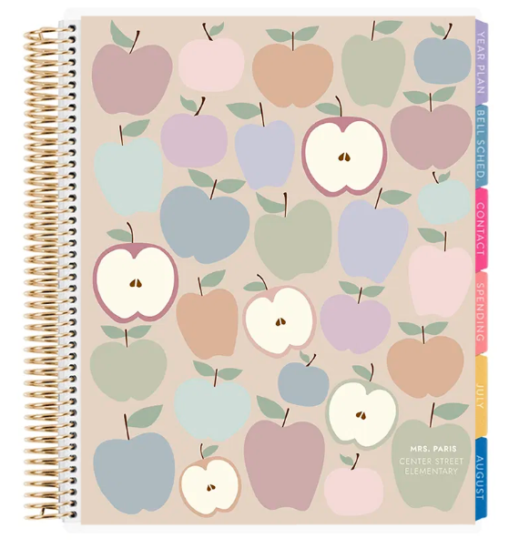 **SPECIAL ORDER** Applescape Legacy Horizontal Teacher Lesson Planner - Jan '27 to Dec '27