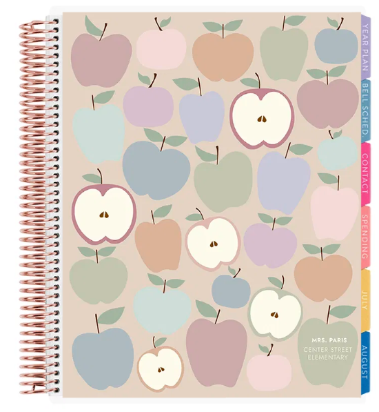 **SPECIAL ORDER** Applescape Legacy Horizontal Teacher Lesson Planner - Jan '27 to Dec '27