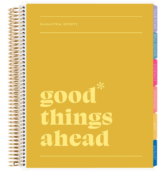 **SPECIAL ORDER** Legacy Good Things Horizontal Teacher Lesson Planner - Jan '27 to Dec '27