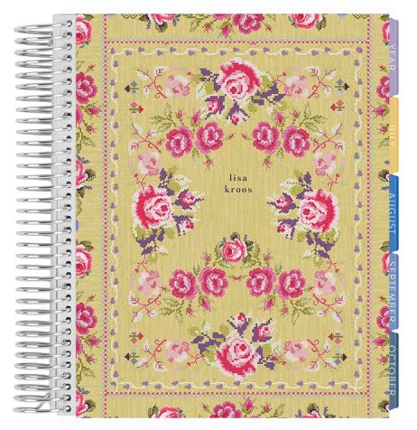 **SPECIAL ORDER** Legacy Petal Point Butter Yellow Monthly Planner - Jan '27 to Dec '27