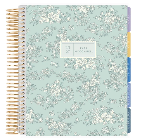 **SPECIAL ORDER** Legacy Toile Wallpaper Mist Monthly Planner - Jan '27 to Dec '27