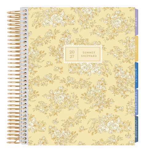 **SPECIAL ORDER** Legacy Toile Wallpaper Sand Monthly Planner - Jan '27 to Dec '27