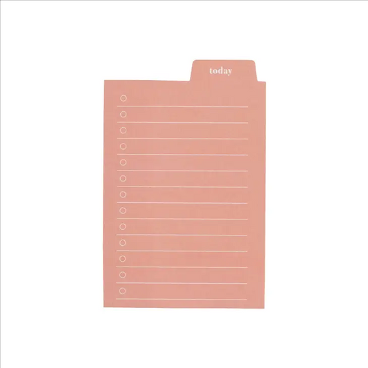 Tabbed Sticky Notes - Daily Checklist