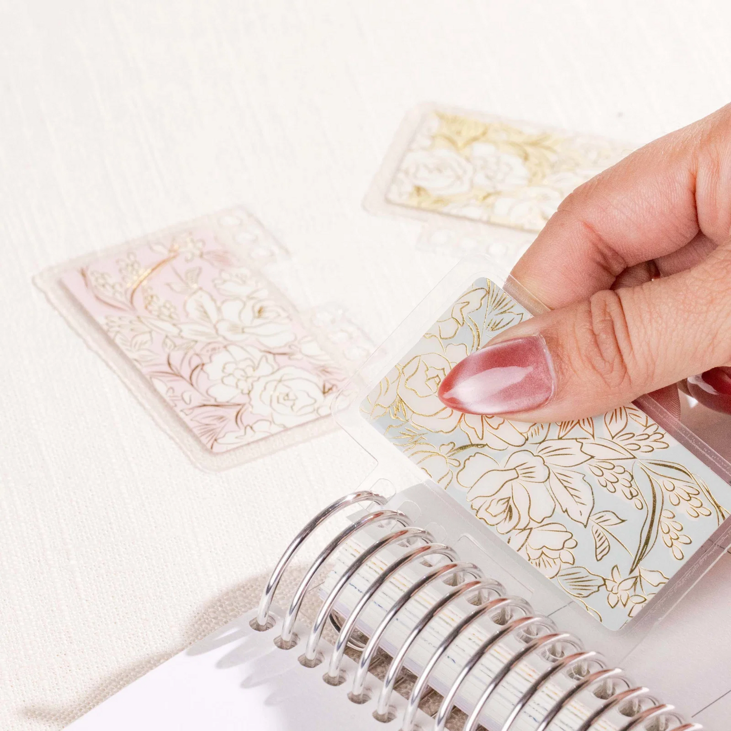 Toile Mini Snap-in Bookmark Trio