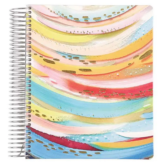 EttaVee Metallic Happy Colors Vegan Leather Notebook